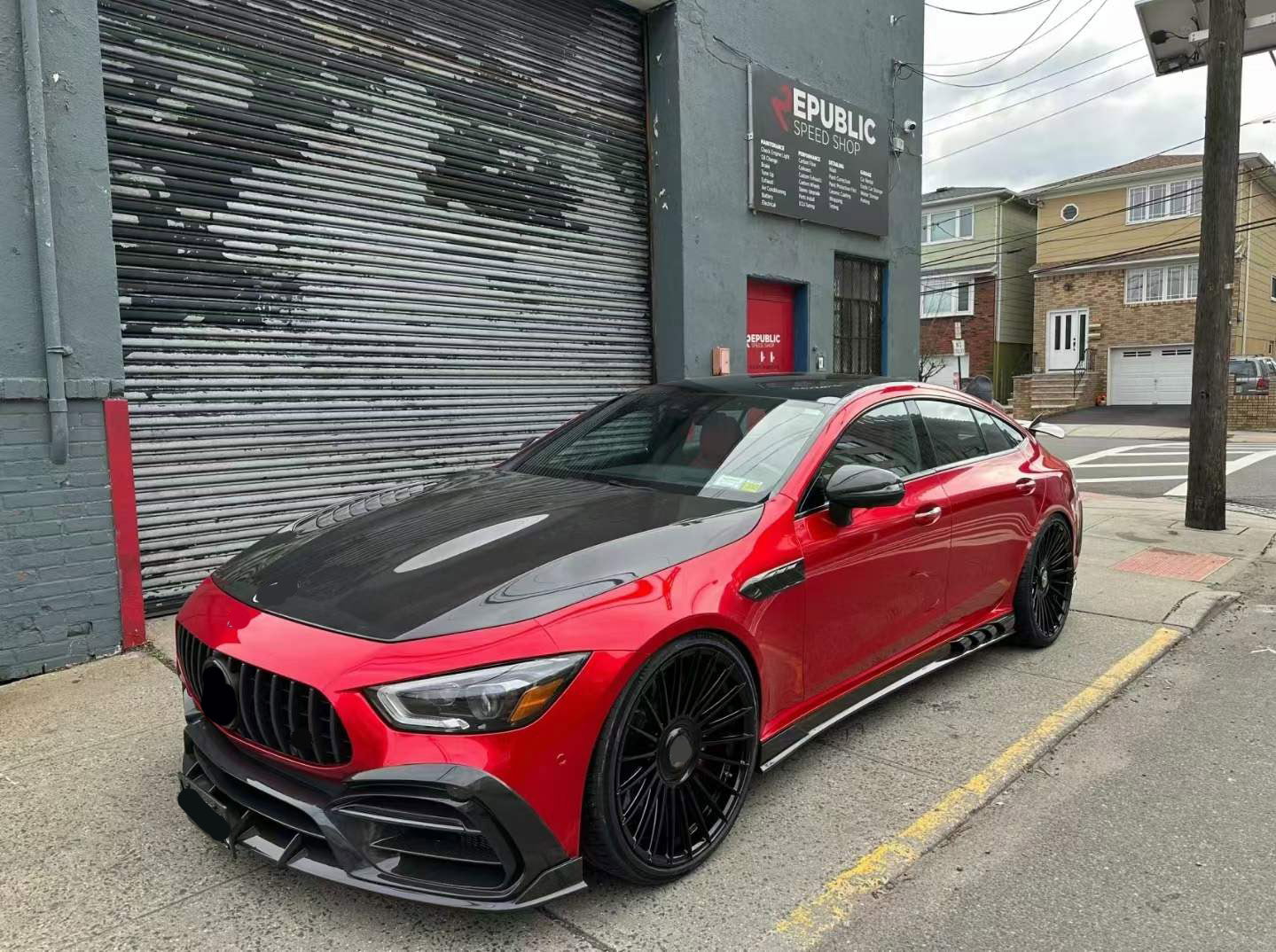 Dry Carbon Fiber Body Kit For Mercedes Benz AMG GT 63 S X290 2019+ 4 Doors
