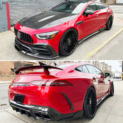 Dry Carbon Fiber Body Kit For Mercedes Benz AMG GT 63S X290 2019+ 4 Doors