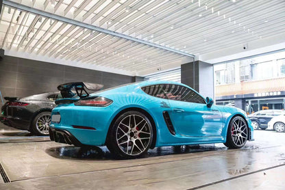 Dry Carbon Fiber GT4 Spoiler For Porsche 718 Cayman 982 2016 - 2025