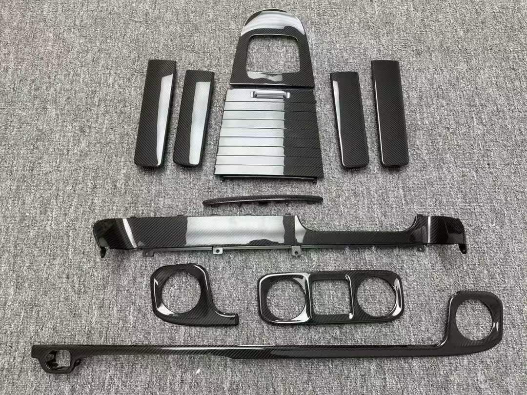 Dry Carbon Fiber Interior Trim Kit For Mercedes Benz G-Class W465 G63 G550 G500 2024+