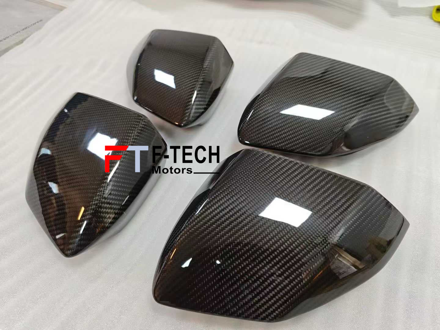 Dry Carbon Fiber Mirror Covers For Lamborghini Revuelto 2024+