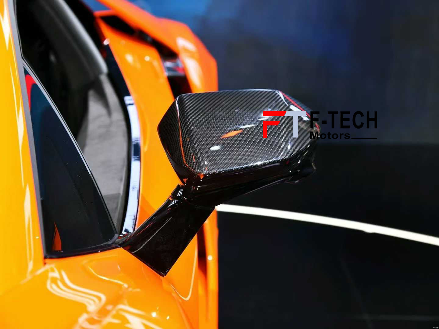 Dry Carbon Fiber Mirror Covers For Lamborghini Revuelto 2024+