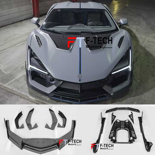 Dry Carbon Fiber Body Kit For Lamborghini Revuelto 2024+ Duke