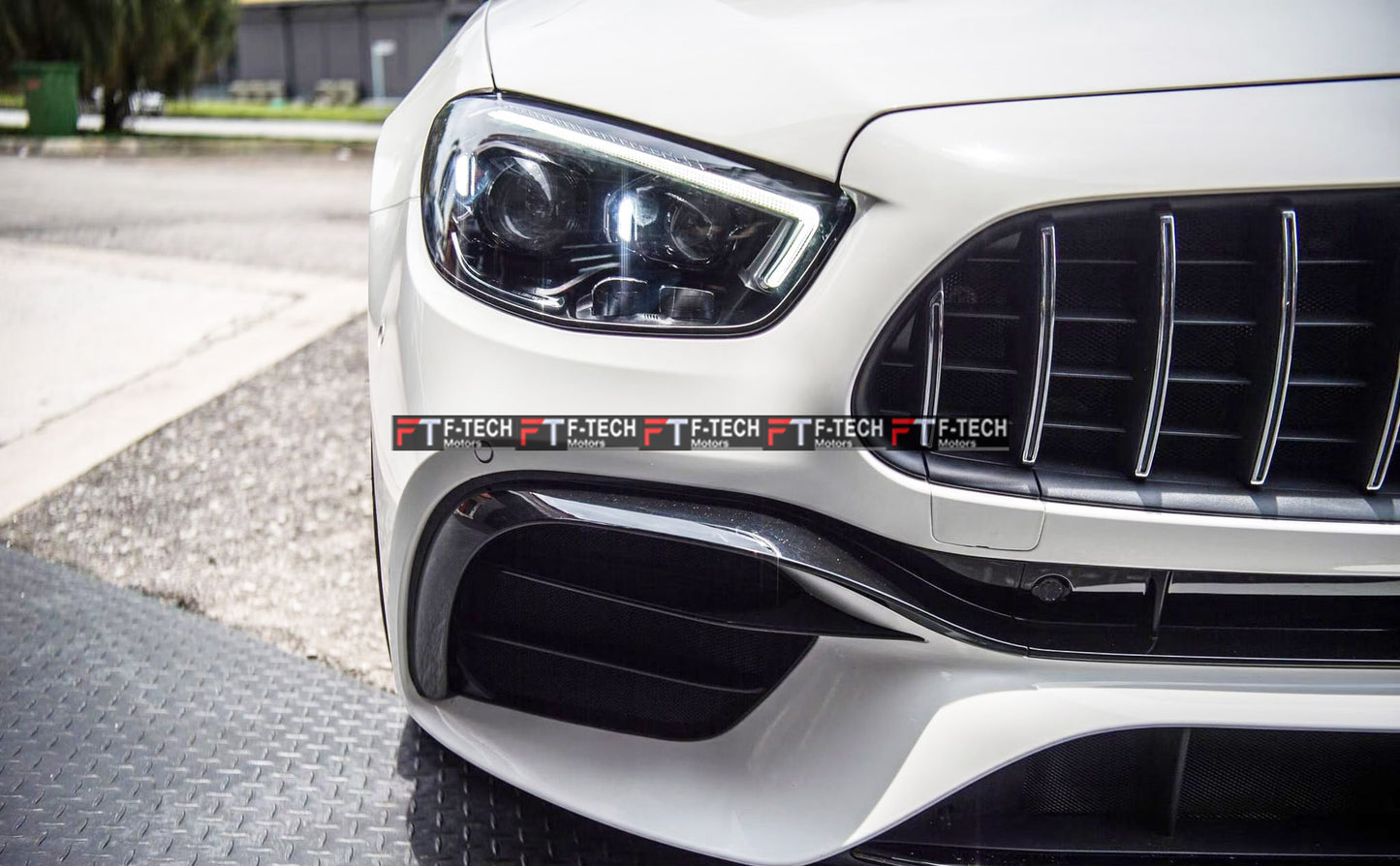 E63S AMG Look Front Bumper Grille For Mercedes Benz E Class Coupe W213 C238 2022 - 2024