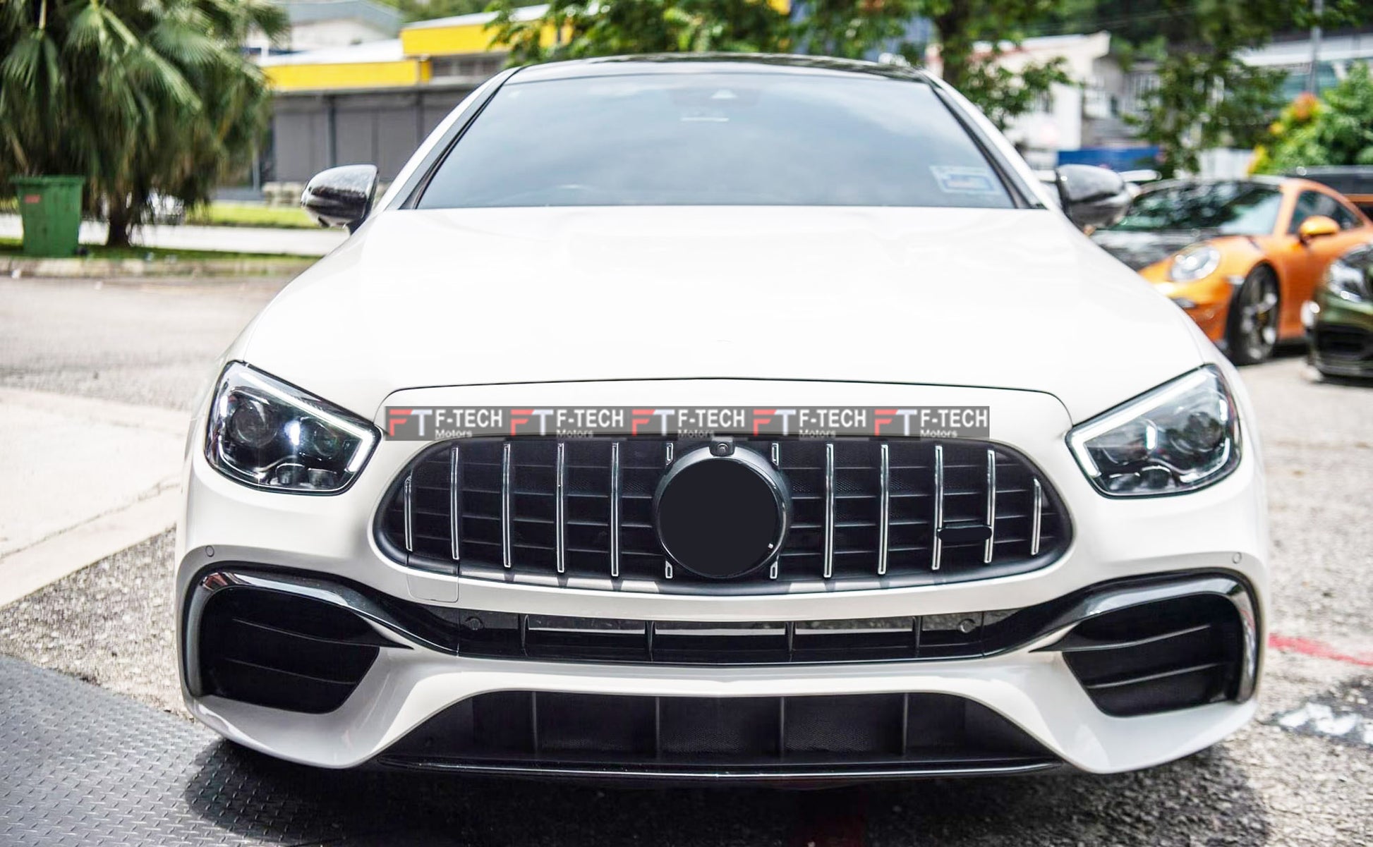 E63S AMG Look Front Bumper Grille For Mercedes Benz E Class Coupe W213 C238 2022 - 2024