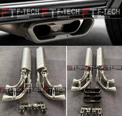 Akropovic Style Exhaust System Catback For Mercedes Benz G Class W465 G63 AMG G500 G550 2025+