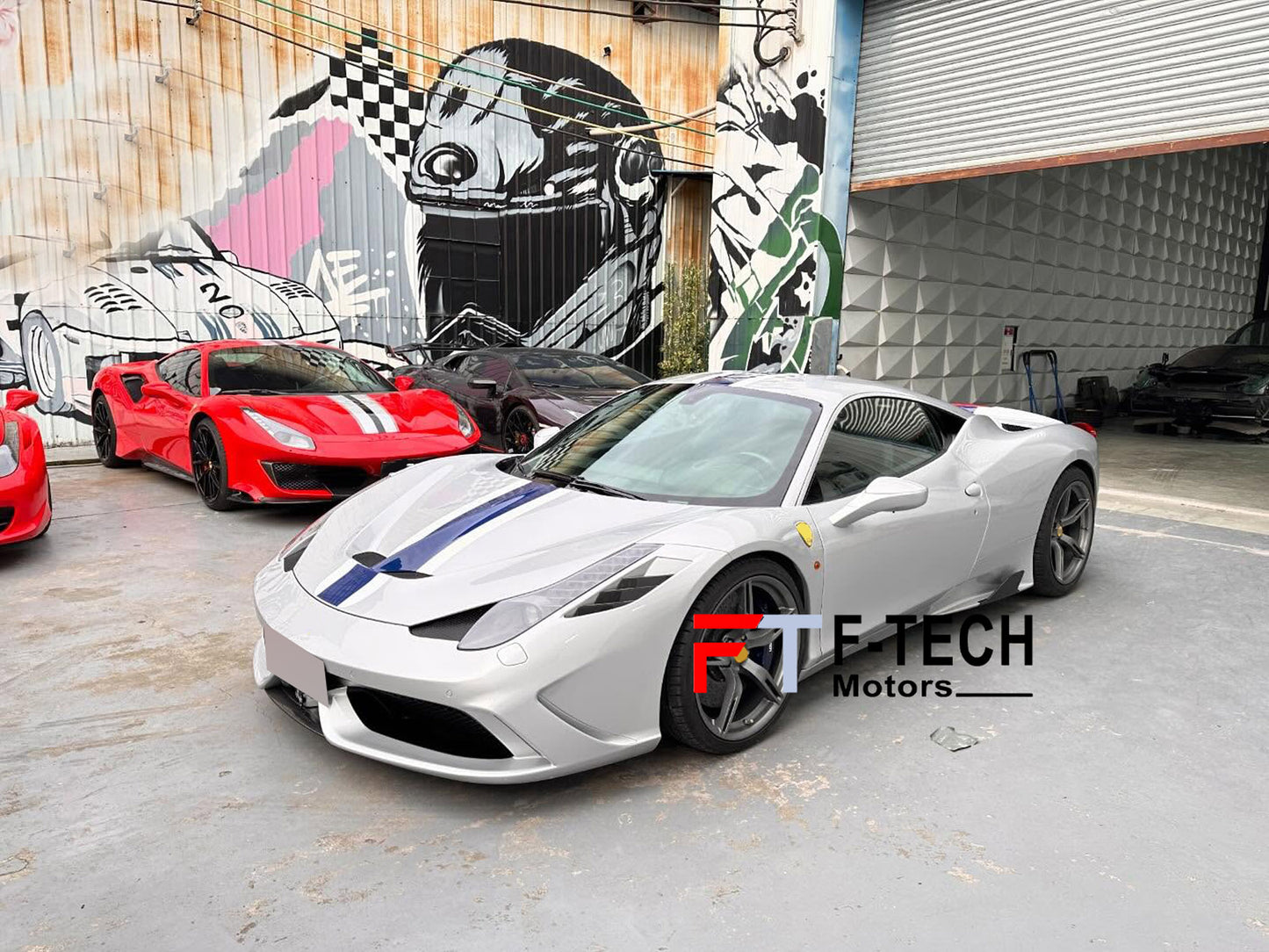 Dry Carbon Fiber Body Kit For Ferrari 458 Italia Spider 2010 - 2015