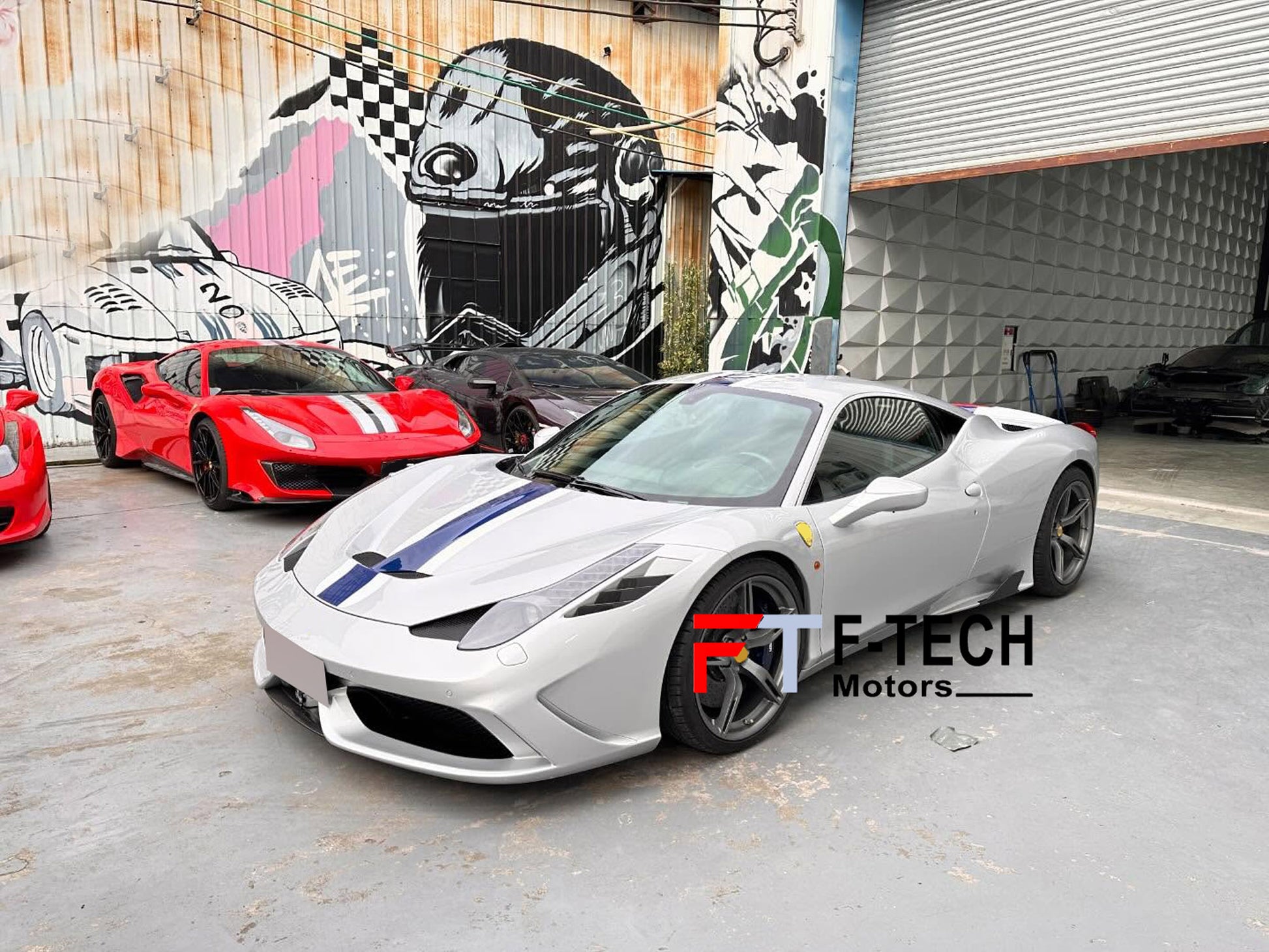 Dry Carbon Fiber Body Kit For Ferrari 458 Italia Spider 2010 - 2015