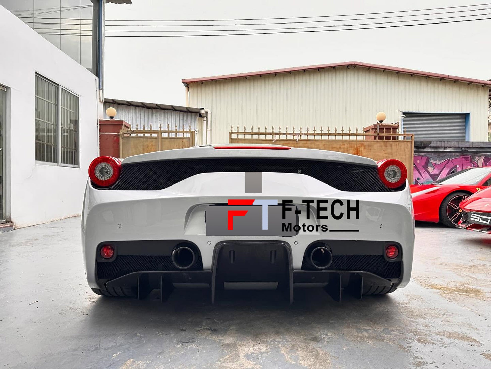 Dry Carbon Fiber Body Kit For Ferrari 458 Italia Spider 2010 - 2015