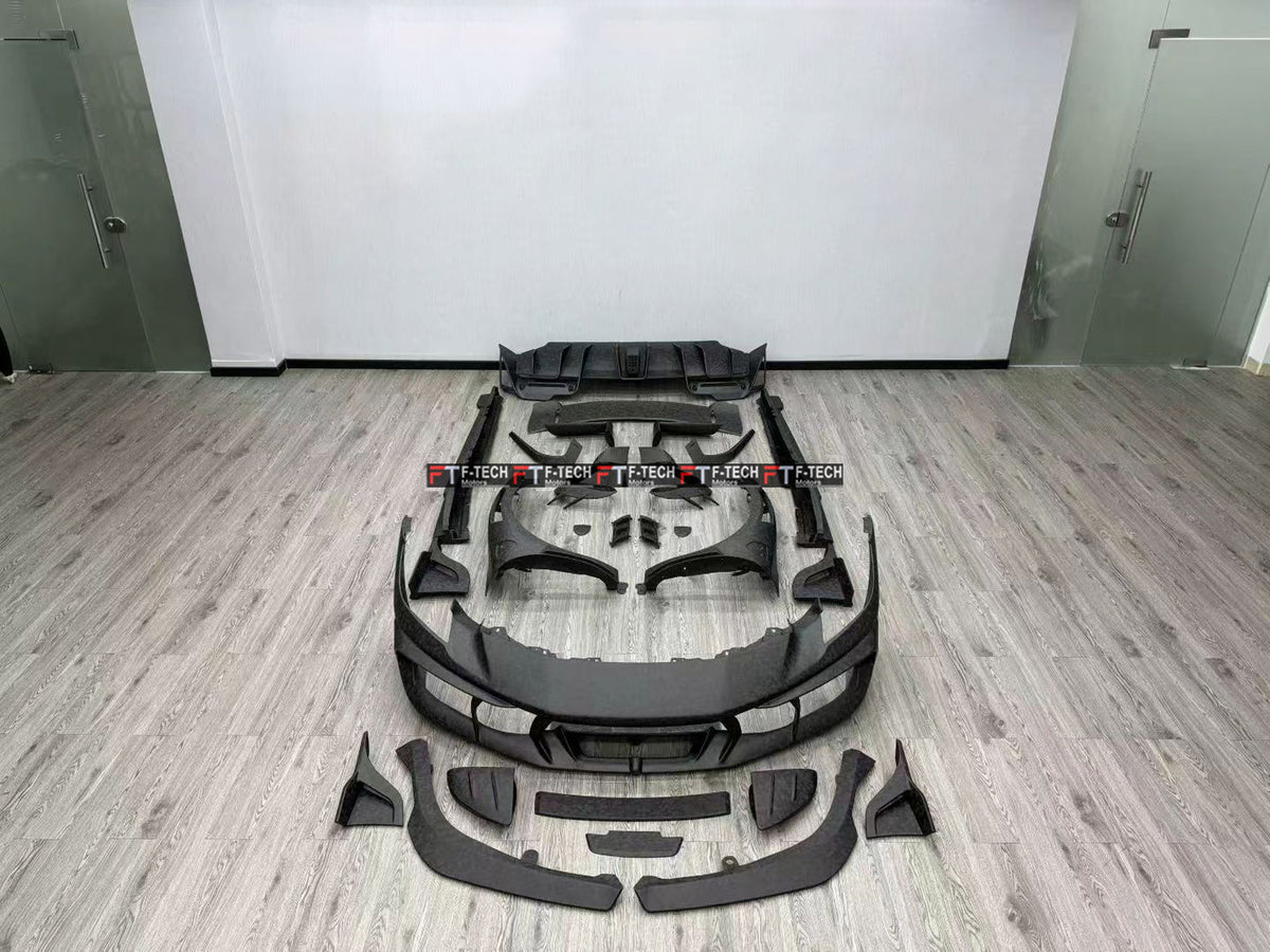 Matte Forged Carbon Body Kit Fit Ferrari 296 GTB 2022 - 2025 Mansory