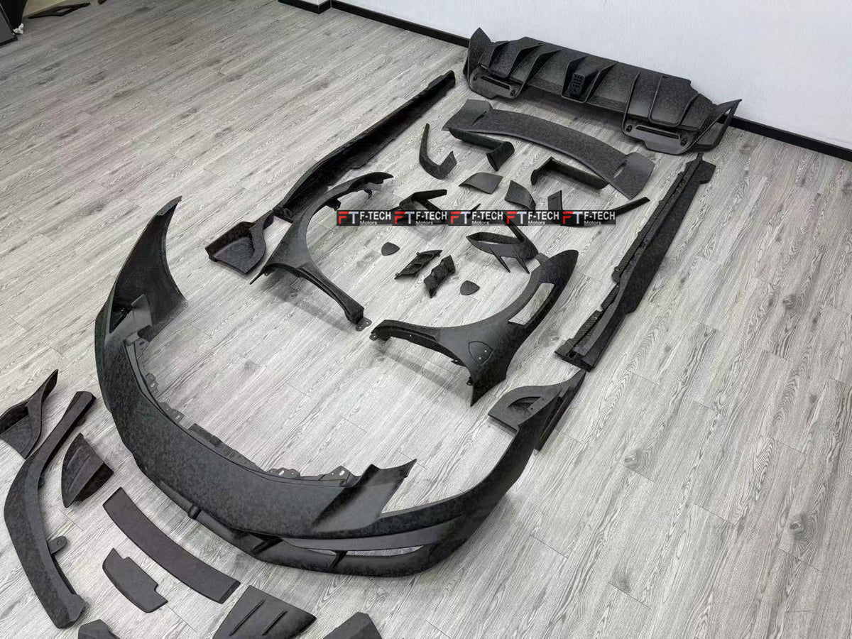 Matte Forged Carbon Body Kit Fit Ferrari 296 GTB 2022 - 2025 Mansory
