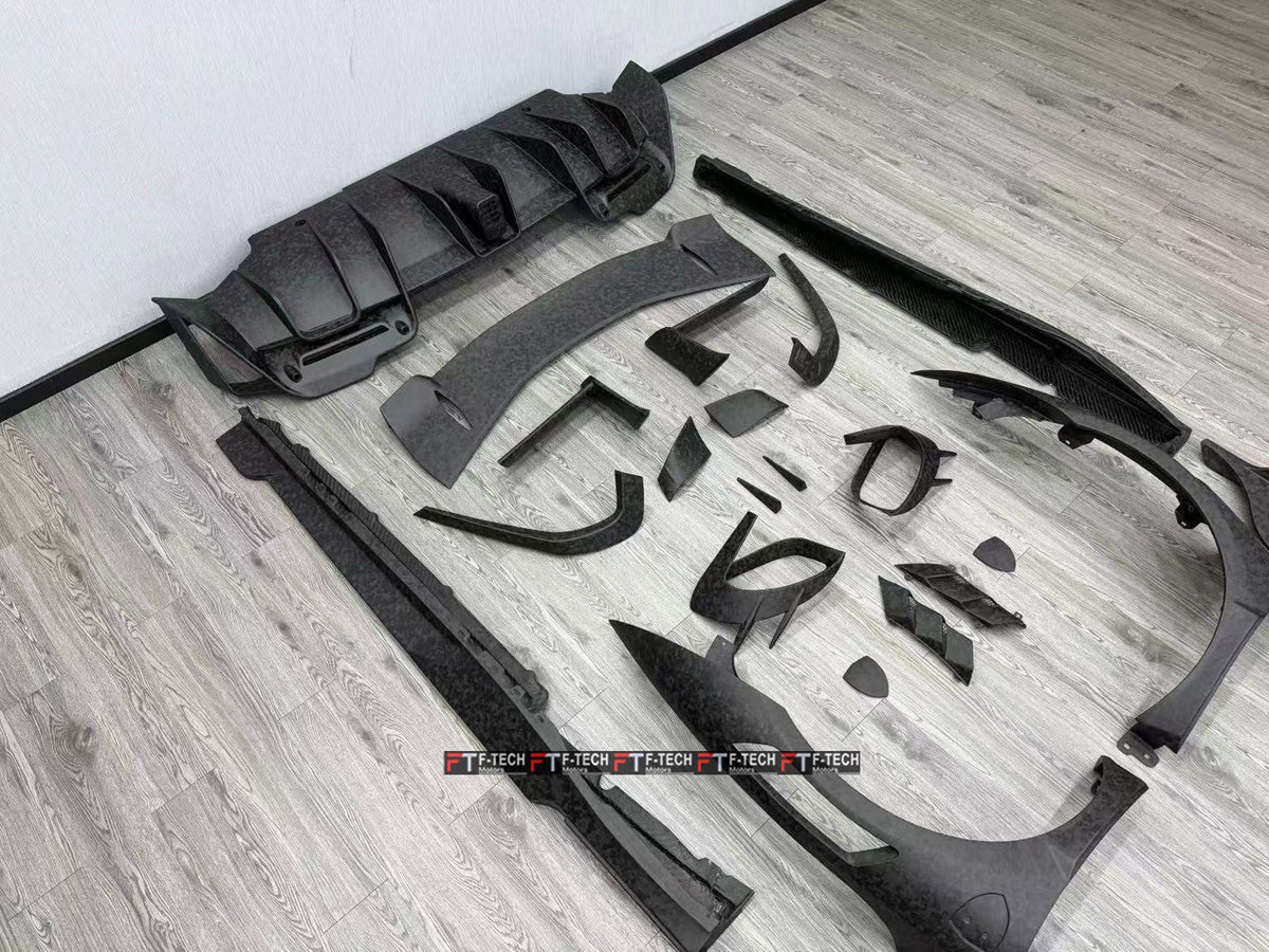 Matte Forged Carbon Body Kit Fit Ferrari 296 GTB 2022 - 2025 Mansory