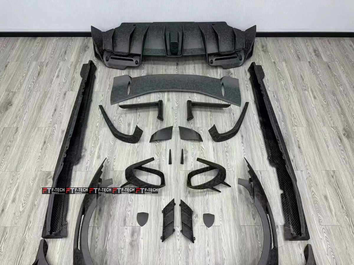 Matte Forged Carbon Body Kit Fit Ferrari 296 GTB 2022 - 2025 Mansory