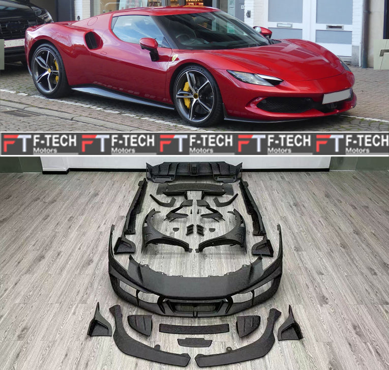 Matte Forged Carbon Body Kit Fit Ferrari 296 GTB 2022 - 2025 Mansory