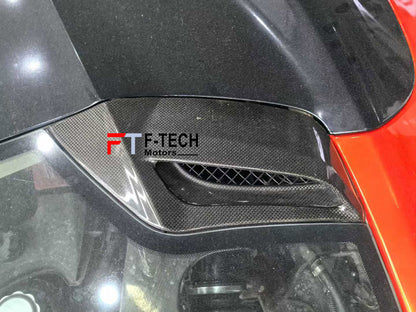 Carbon Fiber Rear Engine Air Intake For Ferrari 488 Spider 2015 - 2019