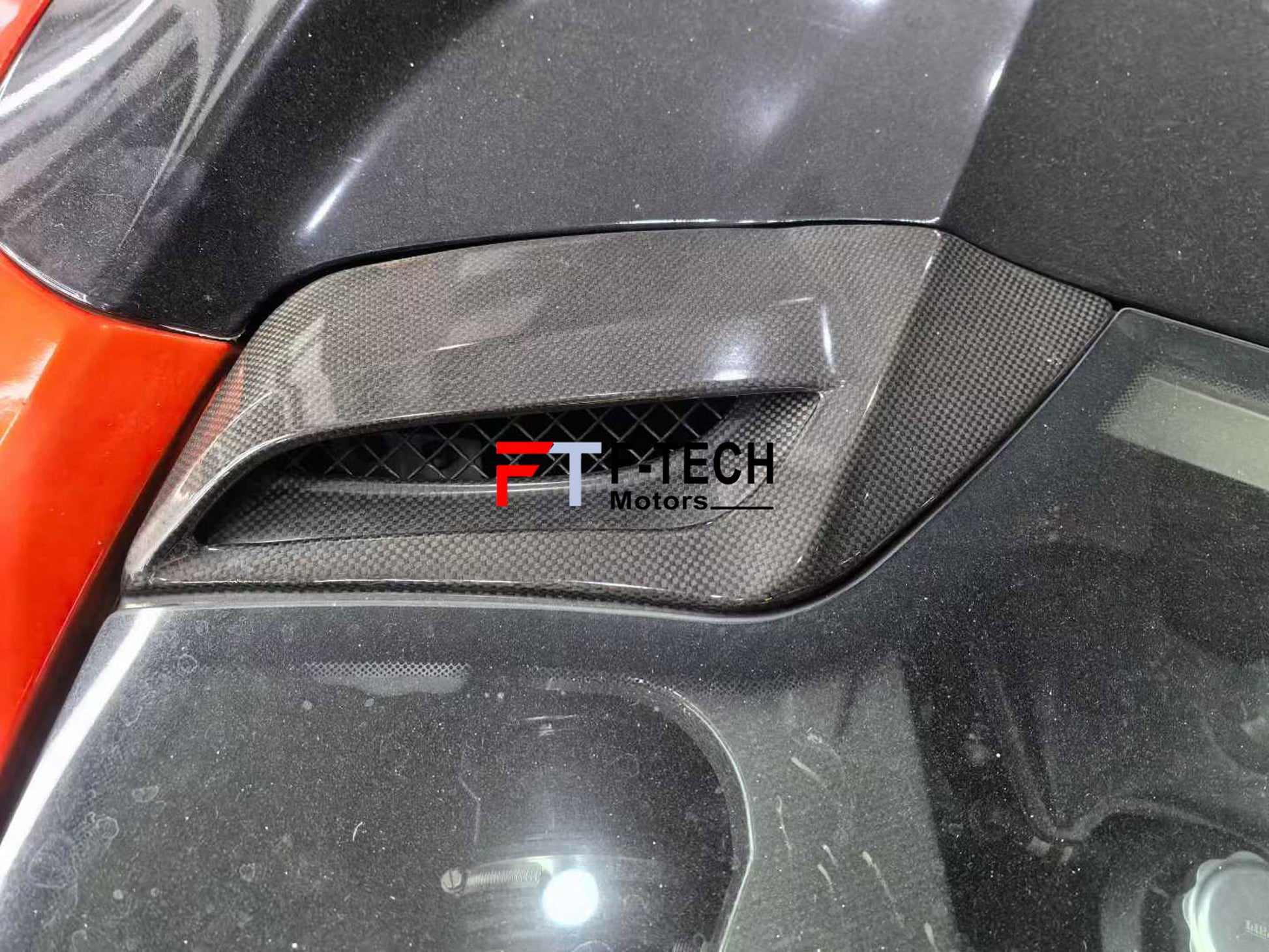 Carbon Fiber Rear Engine Air Intake For Ferrari 488 Spider 2015 - 2019
