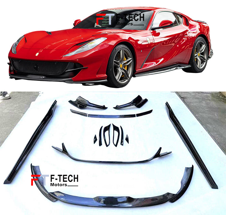 Dry Carbon Fiber Body Kit For Ferrari 812 Superfast 2017 - 2024 Novitec