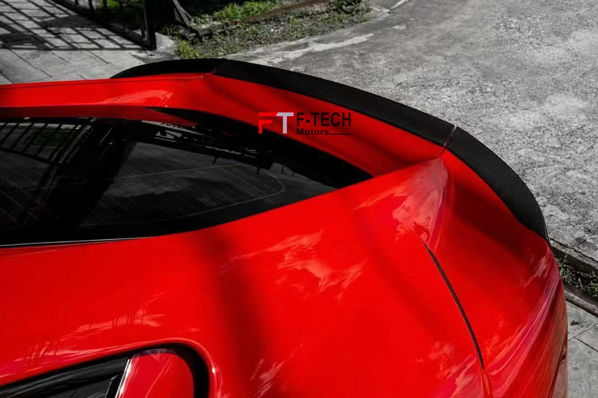Dry Carbon Fiber Rear Wing Spoiler Ducktail For Ferrari 812 Superfast 2017 - 2024 Novitec 