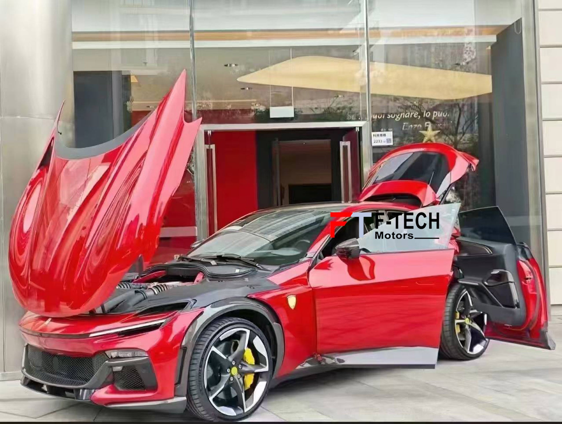 Dry Carbon Fiber Body Kit For Ferrari Purosangue FUV 2023+ OEM Style