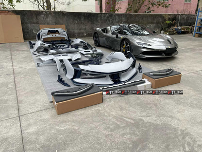 Dry Carbon Full Conversion XX Body Kit For Ferrari SF90 Stradale 2019 - 2024