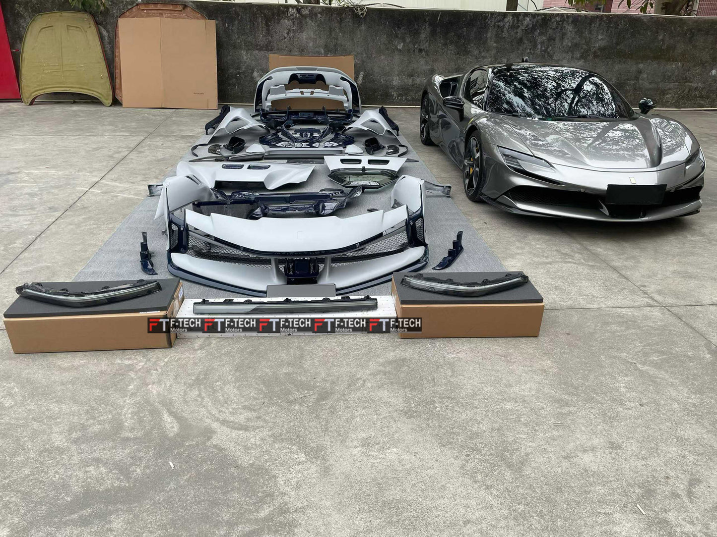 Dry Carbon Full Conversion XX Body Kit For Ferrari SF90 Stradale 2019 - 2024