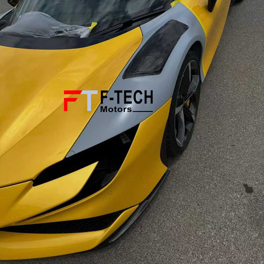 Dry Carbon Fiber Front Fenders For Ferrari SF90 Stradale 2019 - 2024 1016