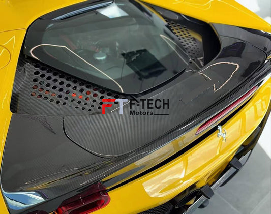Dry Carbon Rear Spoiler For Ferrari SF90 Stradale 2019-2024