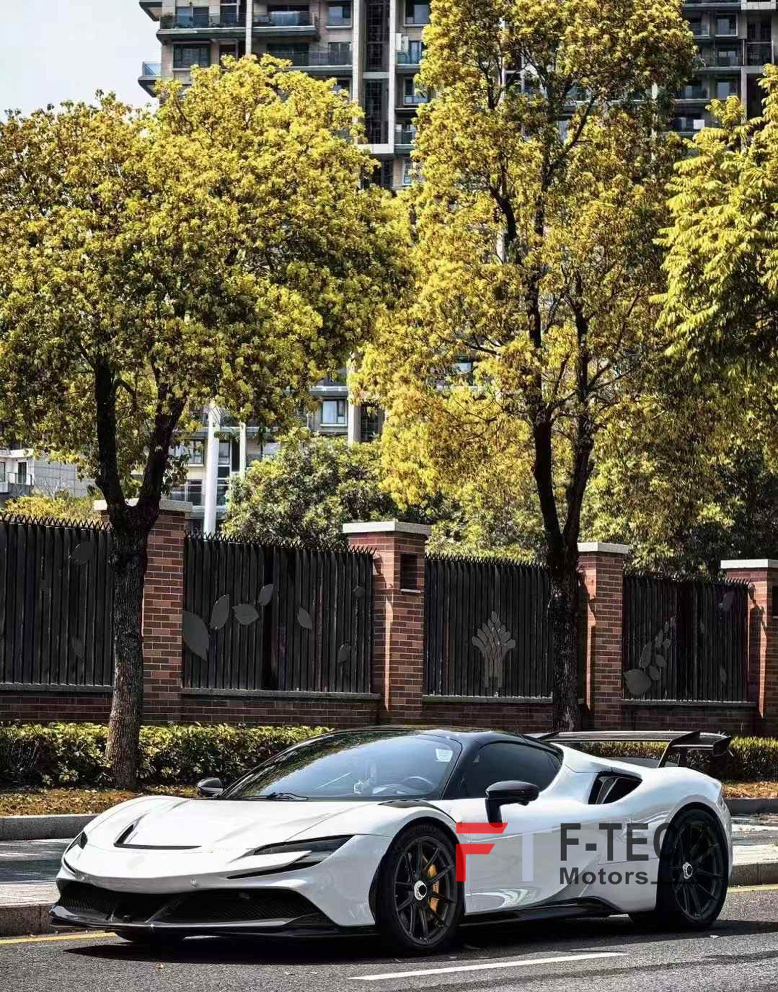 Carbon Fiber Rear Wing Spoiler for Ferrari SF90 Stradale 2019 - 2024