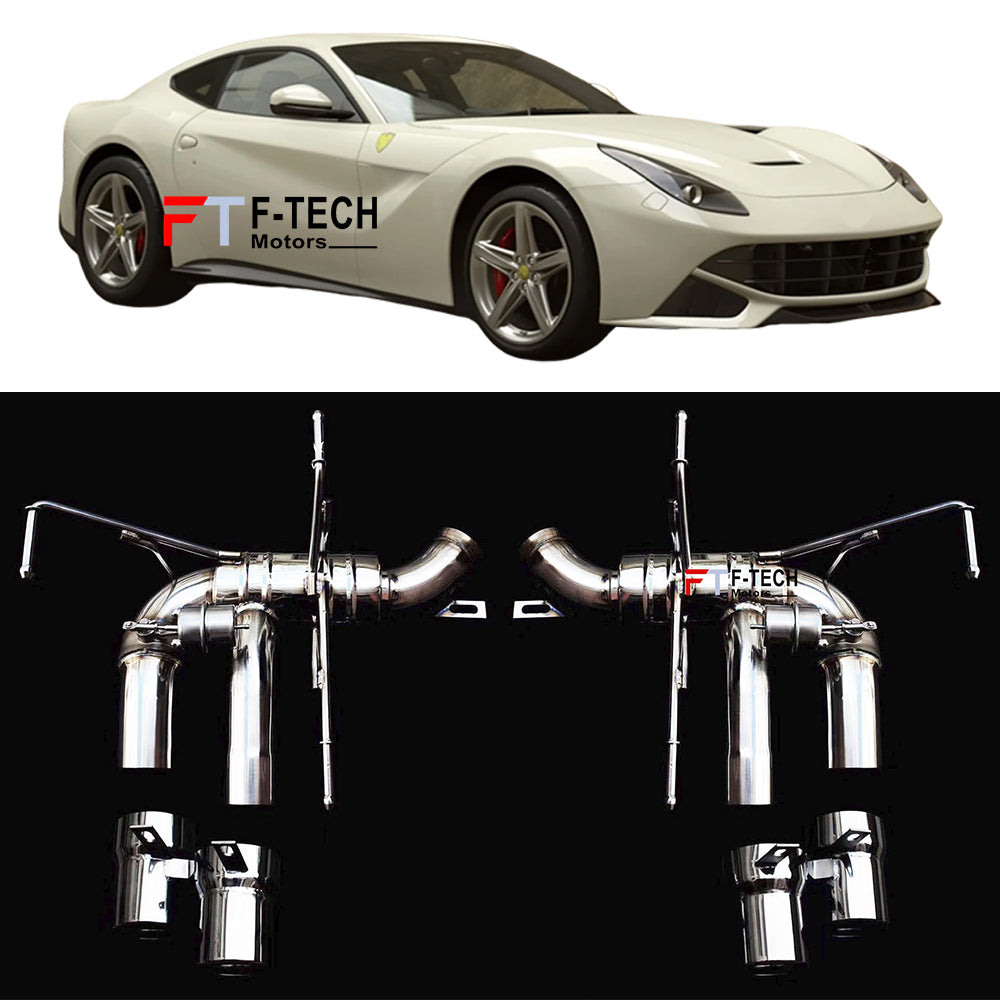 F Tech Motors Catback Exhaust System for Ferrari F12 Berlinetta 2012 - 2017