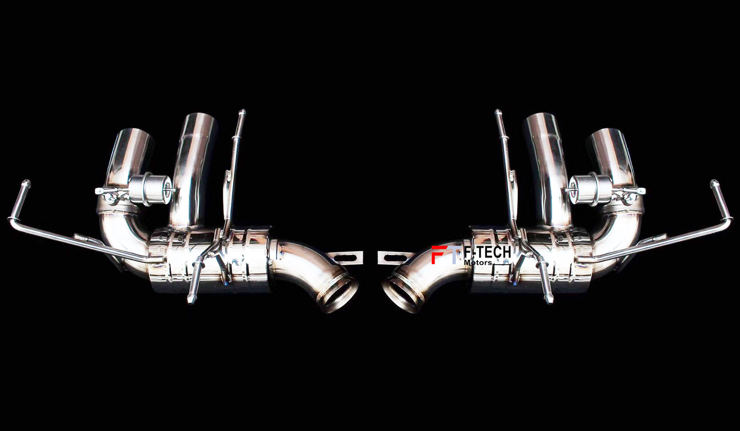 F Tech Motors Catback Exhaust System for Ferrari F12 Berlinetta 2012 - 2017