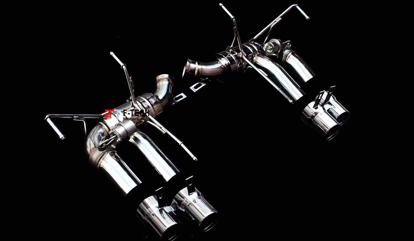F Tech Motors Catback Exhaust System for Ferrari F12 Berlinetta 2012 - 2017