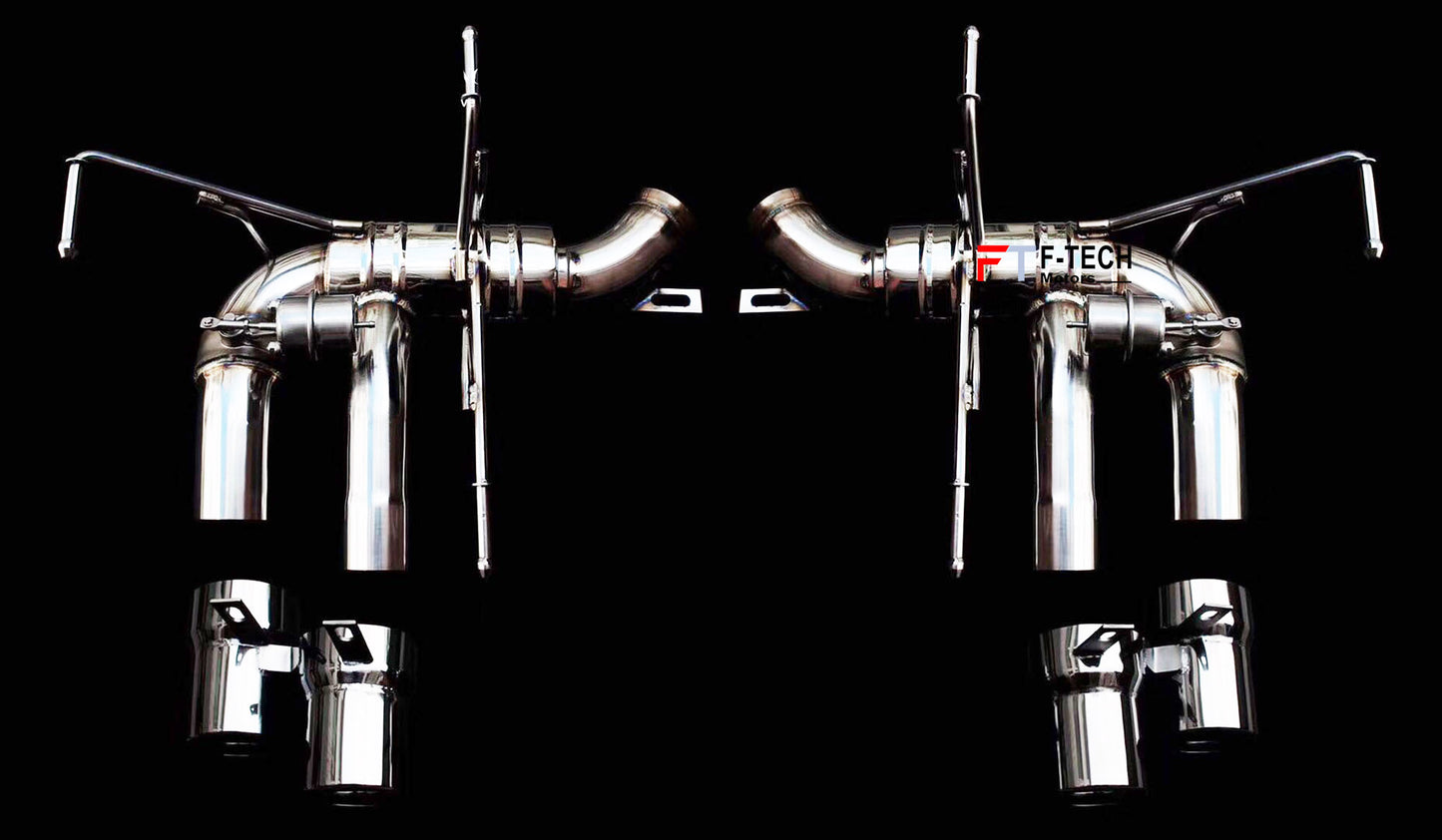F Tech Motors Catback Exhaust System for Ferrari F12 Berlinetta 2012 - 2017