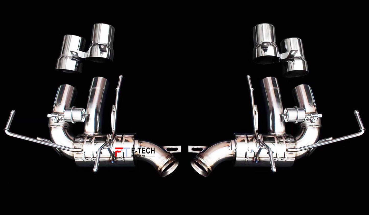 F Tech Motors Catback Exhaust System for Ferrari F12 Berlinetta 2012 - 2017