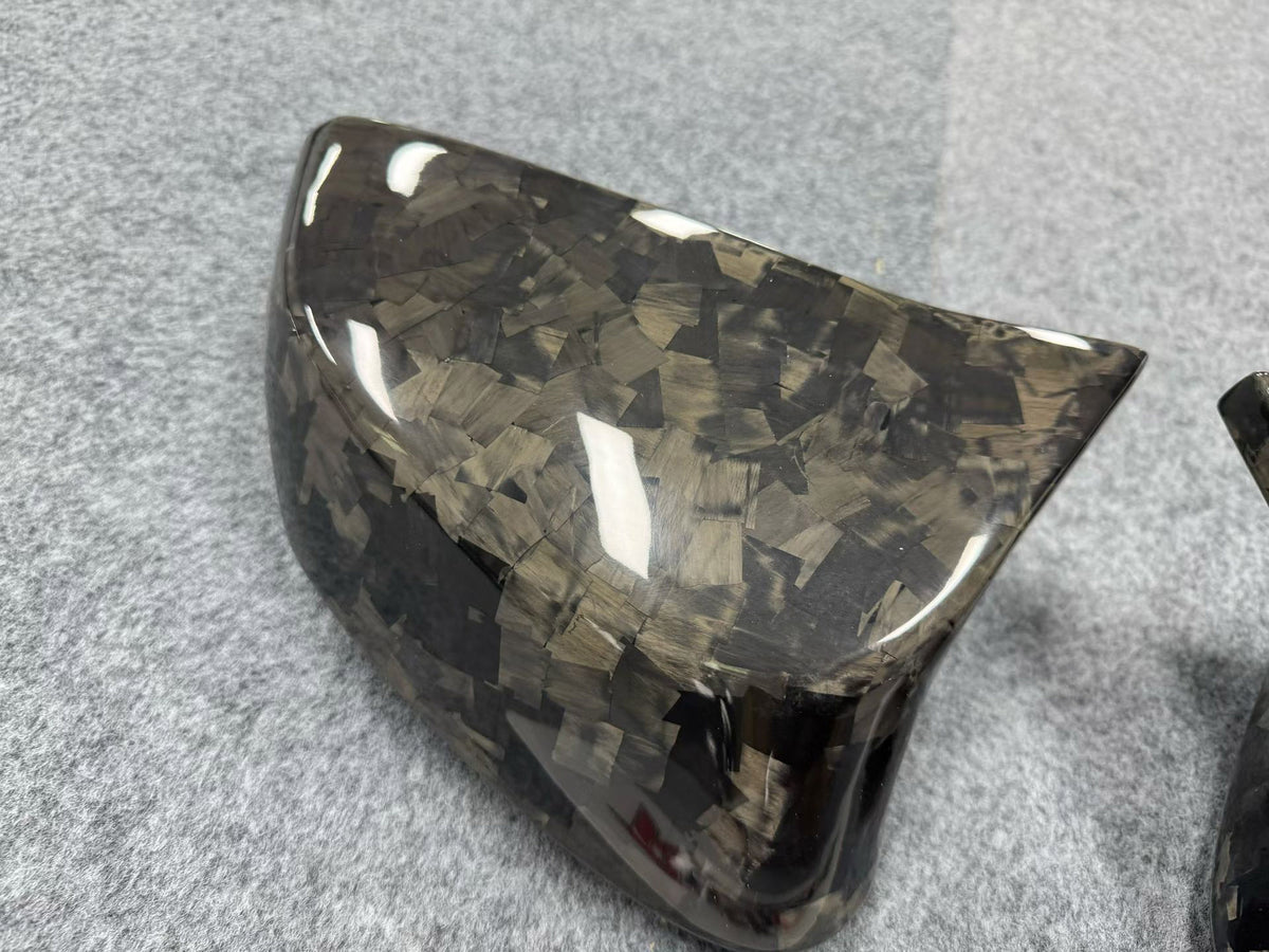 Forged Carbon Fiber Mirror Covers For Chevrolet Corvette C8 2020 - 2026