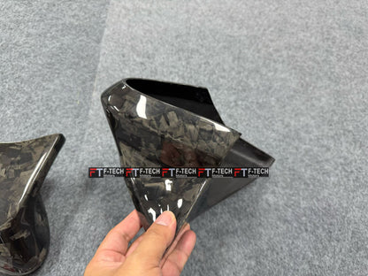 Forged Carbon Fiber Mirror Covers For Chevrolet Corvette C8 2020 - 2026