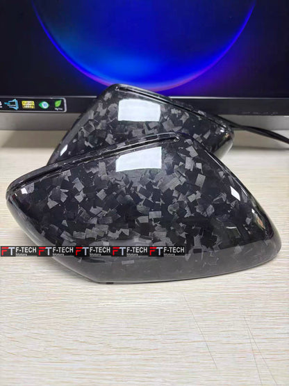 Forged Carbon Mirror Covers For Porsche 911 992 Carrera 4 S 4S Turbo S 2019+