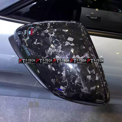 Forged Carbon Mirror Covers For Porsche 911 992 Carrera 4 S 4S Turbo S 2019+