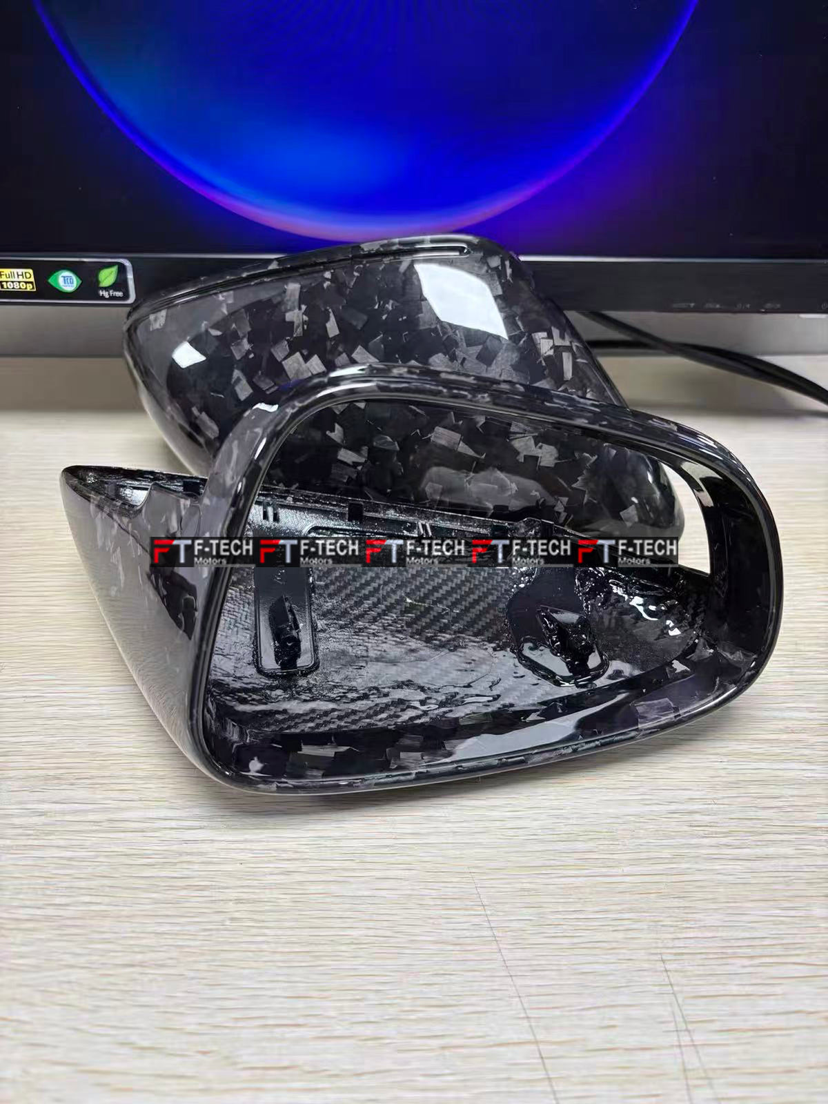 Forged Carbon Mirror Covers For Porsche 911 992 Carrera 4 S 4S Turbo S 2019+