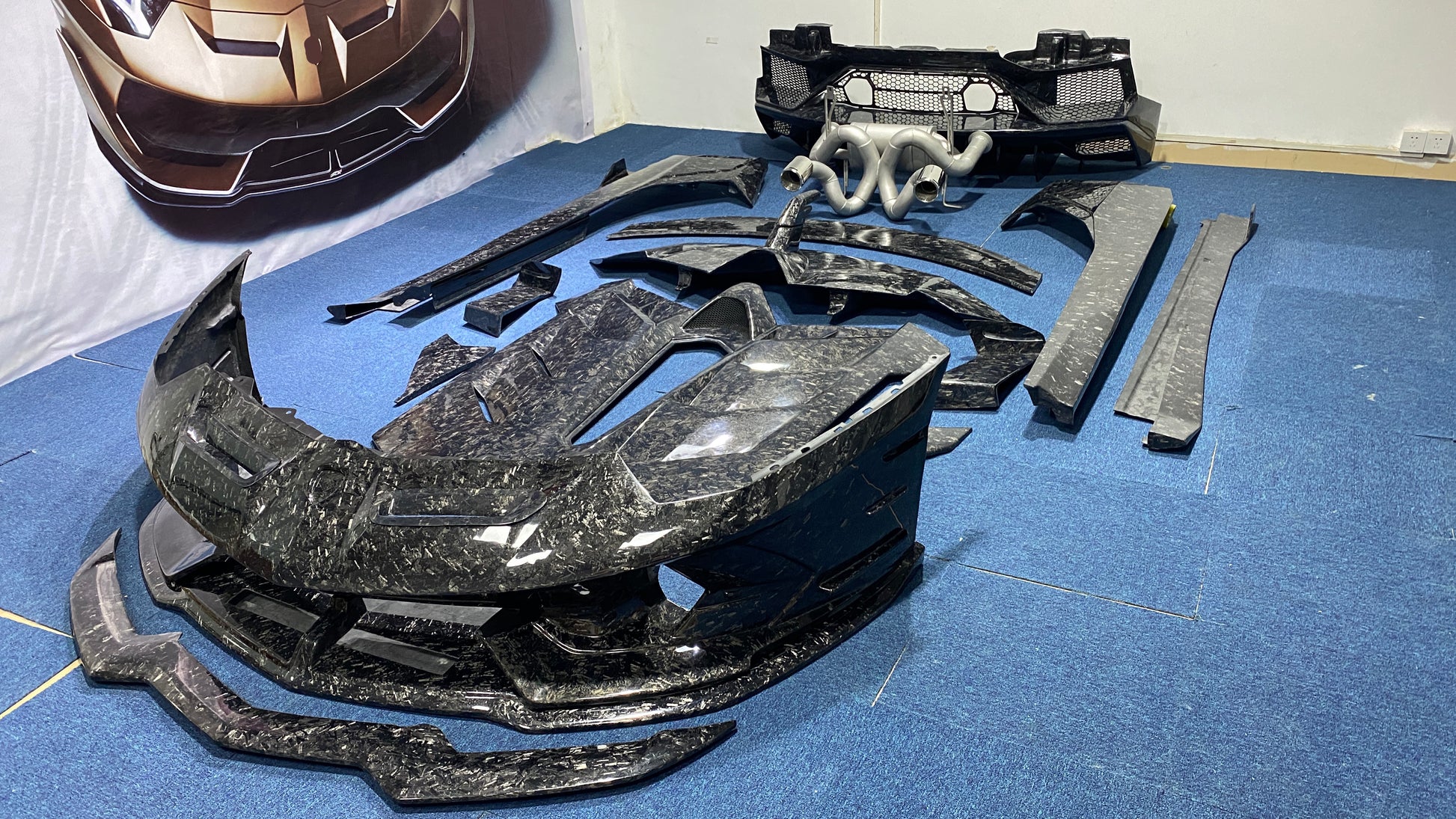 Forged carbon LP770 SVJ body kit for Lamborghini Aventador LP700 LP720 LP750