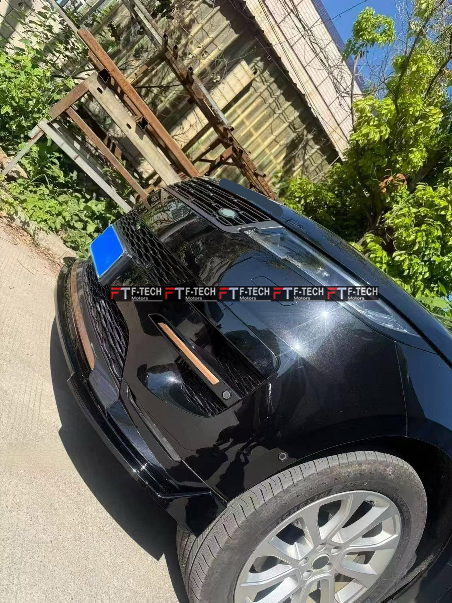 Gloss Black Front Lip Spoiler For Land Rover Range Rover Sport L461 2023+