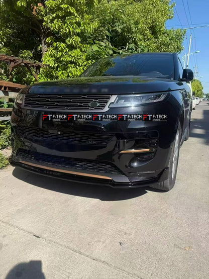 Gloss Black Front Lip Spoiler For Land Rover Range Rover Sport L461 2023+