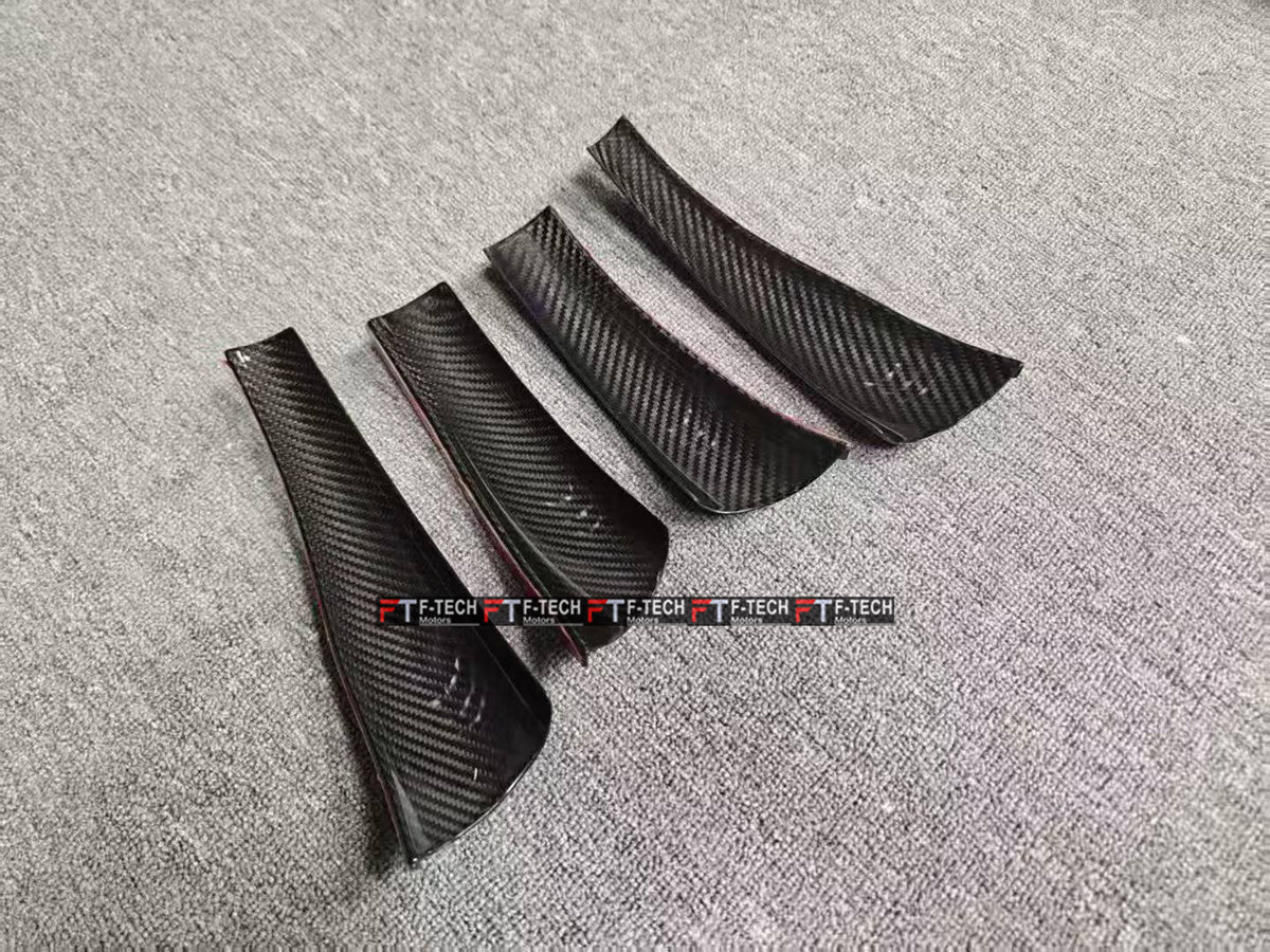 Carbon Fiber Front Bumper Fins For BMW M2 G87 2023+ Vorsteiner