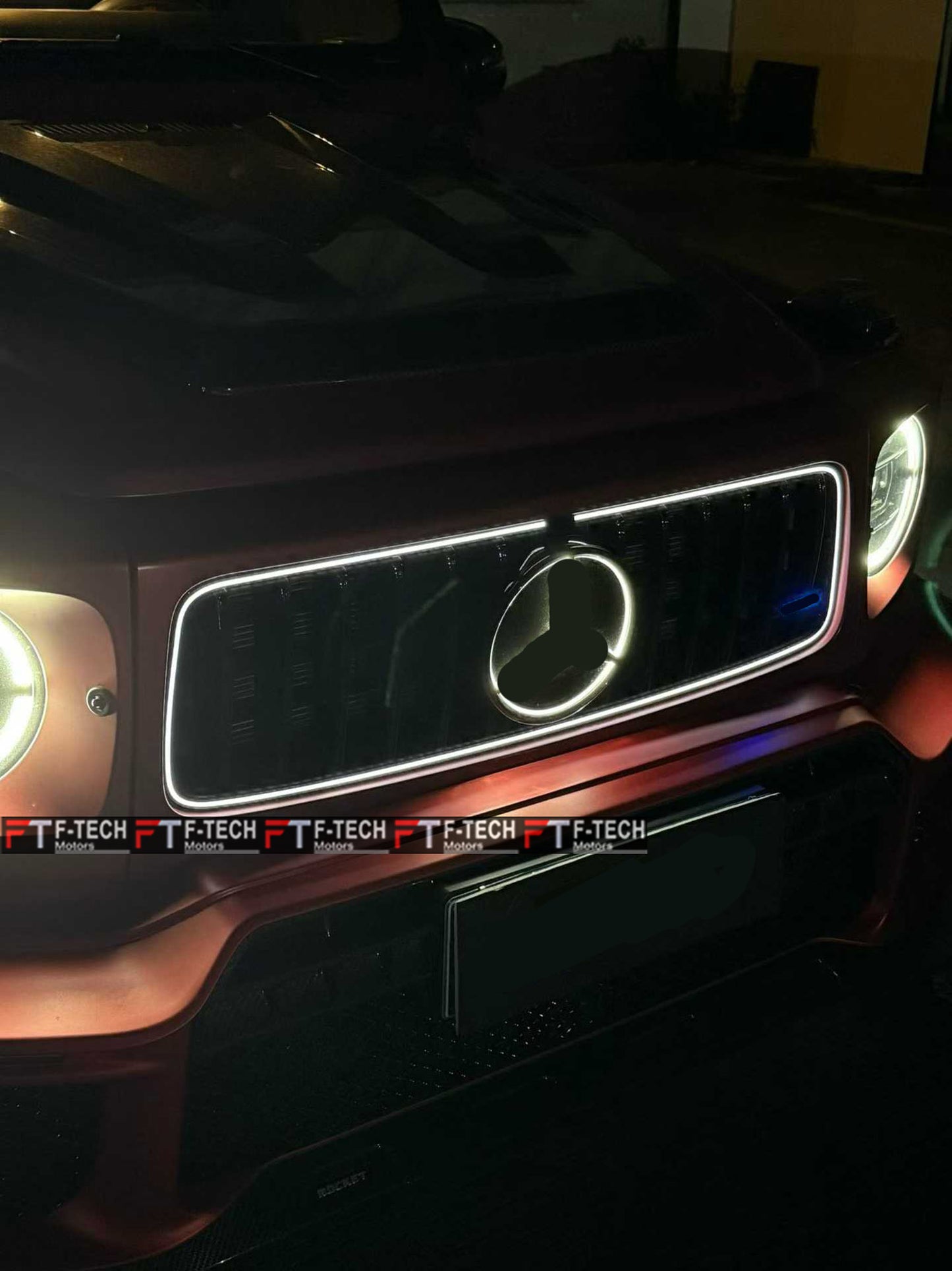 Illuminated LED Front Grille For Mercedes Benz G Class W465 W464 G63 G500 2019+
