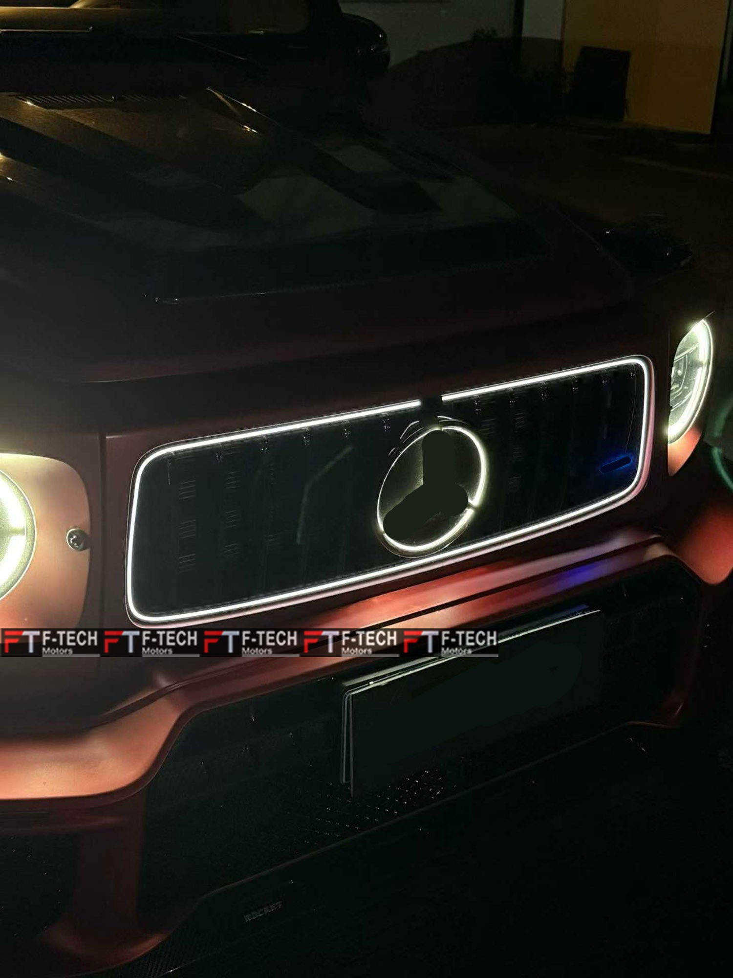 Illuminated LED Front Grille For Mercedes Benz G Class W465 W464 G63 G500 2019+