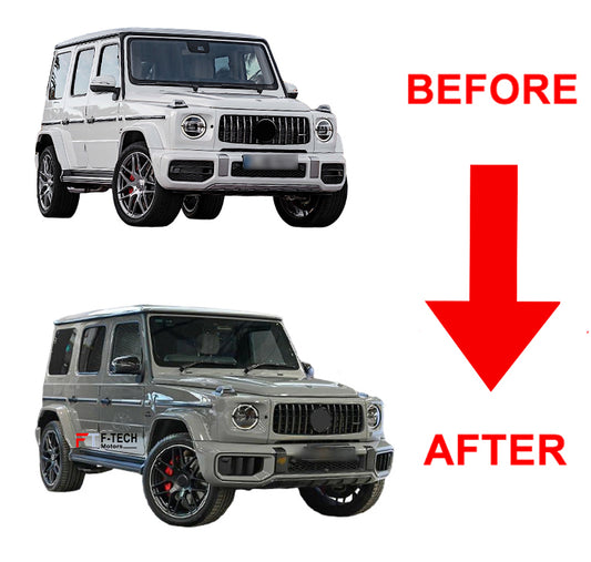 Front Bumper Kit 2025 W465 G63 AMG Look For Mercedes Benz G Class W463A W464 2019 - 2023