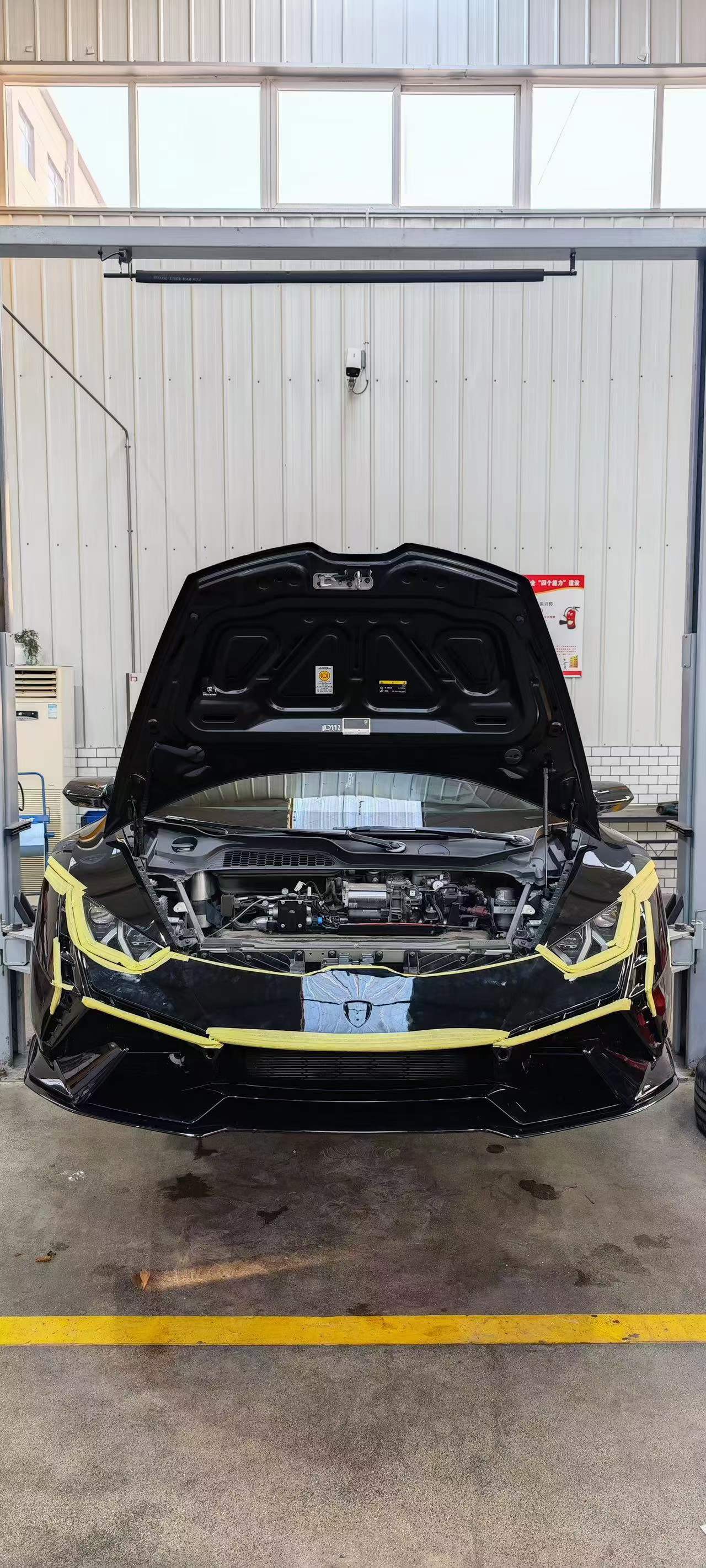 Front Bumper Tecnica For Lamborghini Huracan LP610 LP580 Evo 2015+