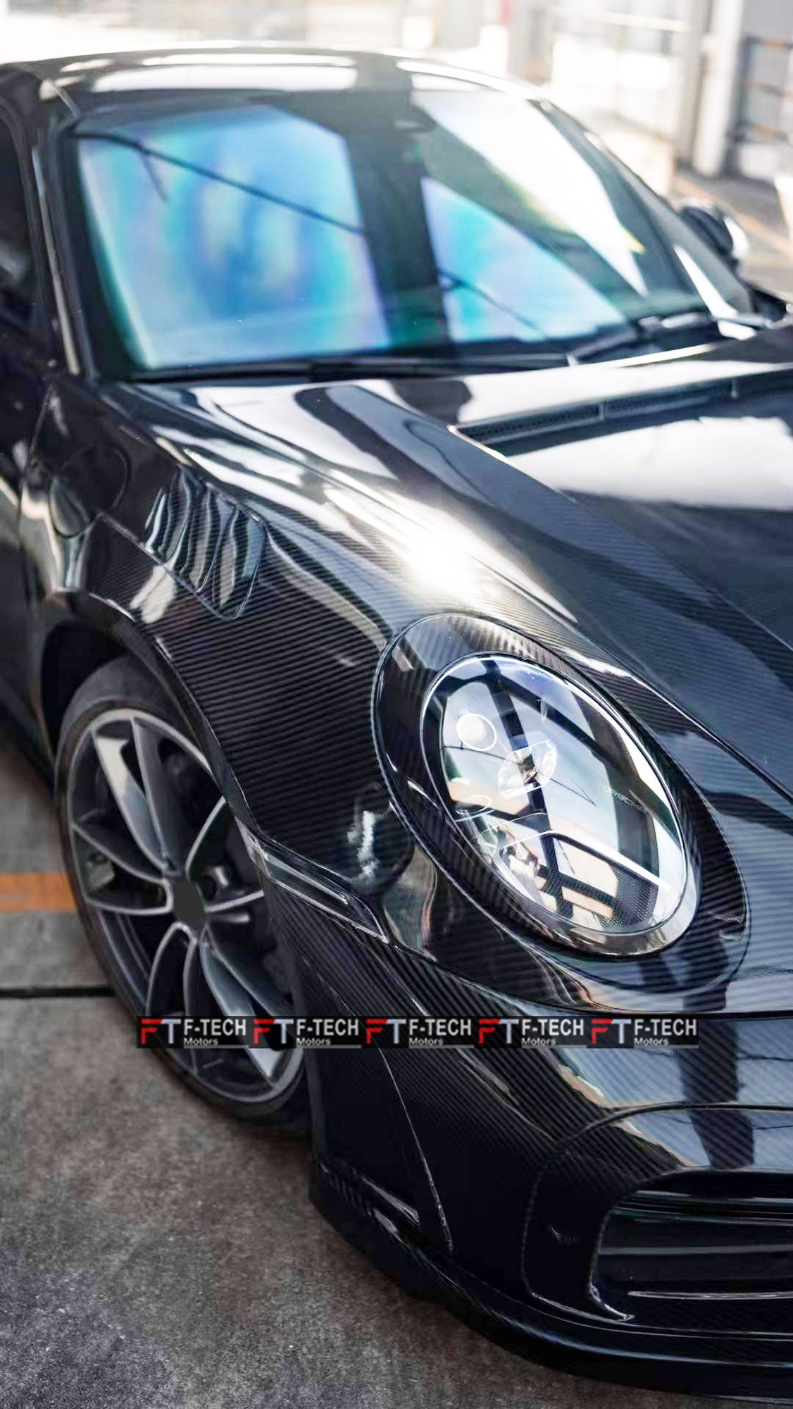 Dry Carbon Fiber Body Kit for Porsche 911 992.1 Turbo S (2019–2024) Stinger GTR