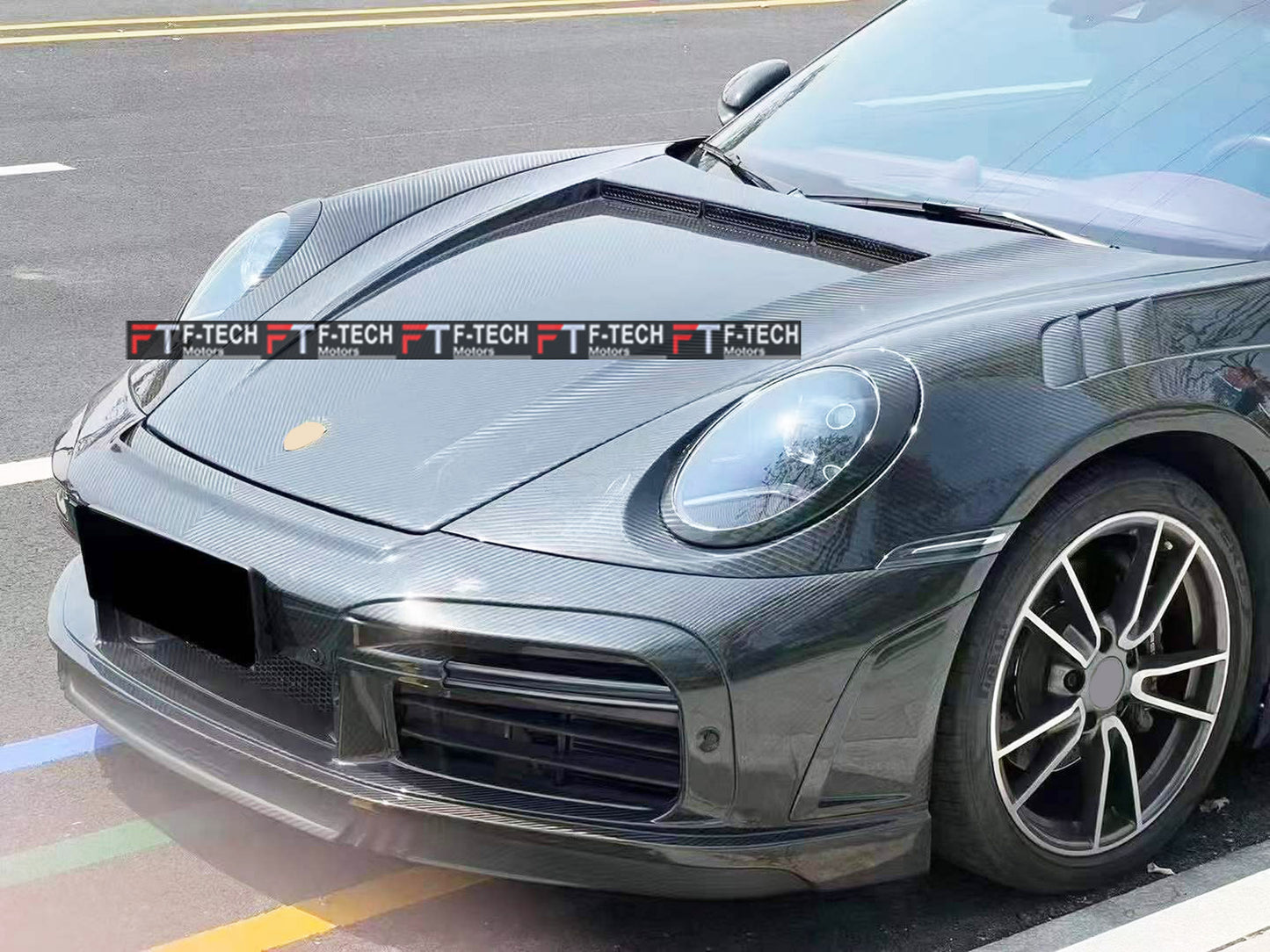 Dry Carbon Fiber Body Kit for Porsche 911 992.1 Turbo S (2019–2024) Stinger GTR