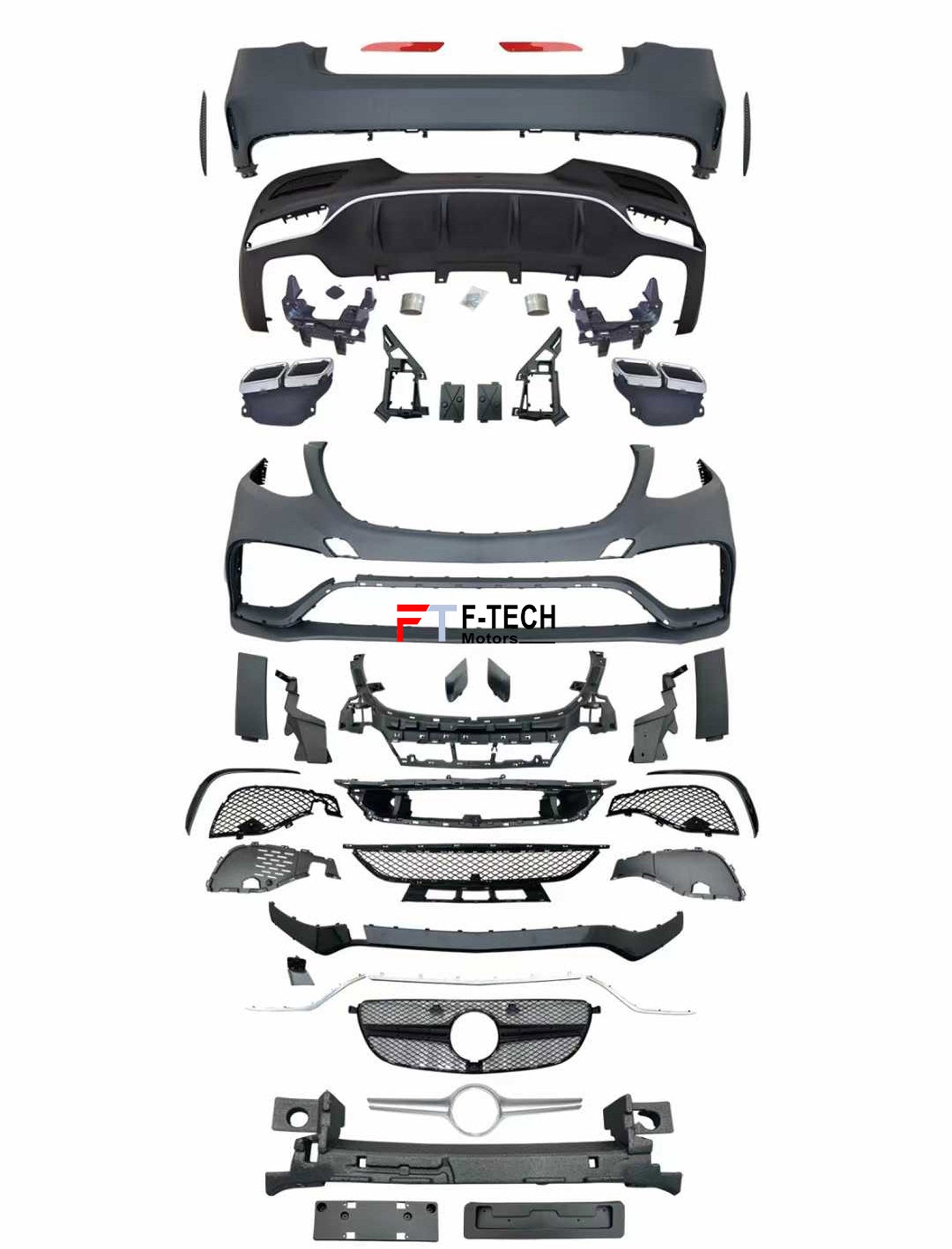 AMG GLE 63 Look Body Kit For Mercedes Benz GLE Coupe C292 2015 - 2019