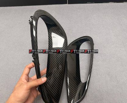 GT3 RS Dry Carbon Side Air Intakes For Porsche 911 992.1 Turbo S 2019 - 2024